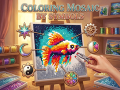leikur Coloring Mosaic by Symbols