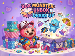 leikur Box Monster: Unbox & Dress Up