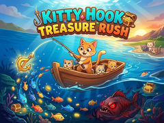 leikur Kitty Hook Treasure Rush