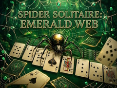 leikur Spider Solitaire: Emerald Web