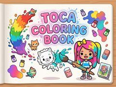 leikur Toca Coloring Book