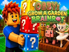 leikur Obby: Grow a Garden Brainrot