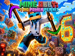 leikur Mine Obby: +1 Dig Power per Hit