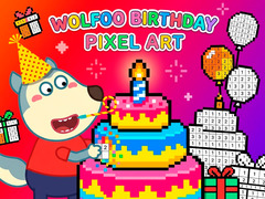 leikur Wolfoo Birthday Pixel Art