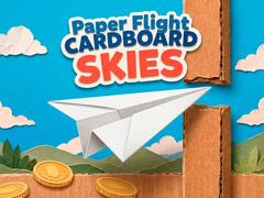 leikur Paper Flight Cardboard Skies