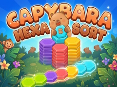 leikur Capybara Hexa Sort