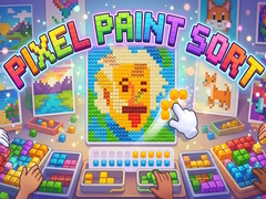 leikur Pixel Paint Sort