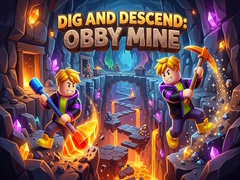 leikur Dig and Descend: Obby Mine