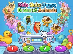 leikur Kids Quiz: Guess Brainrot Animals 