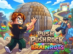 leikur Push Rock For Brainrots