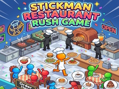 leikur Stickman Restaurant Rush Game