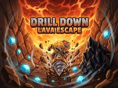 leikur Drill Down: Lava Escape