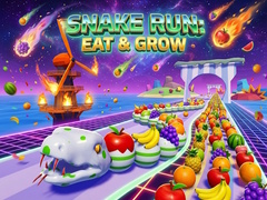 leikur Snake Run: Eat & Grow