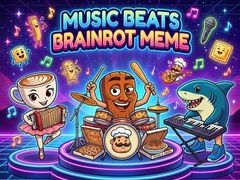 leikur Music Beats Brainrot Meme 