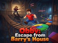 leikur Obby: Escape from Barry’s House