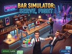 leikur Bar Simulator: Serve, Fight