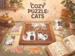 leikur Cozy Puzzle: Cats