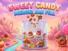 leikur Sweet Candy Merge: Jar Fill