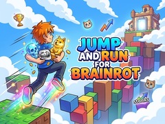 leikur Jump and Run for Brainrots
