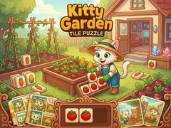 leikur Kitty Garden Tile Puzzle