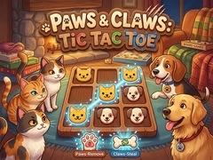 leikur Paws & Claws Tic Tac Toe