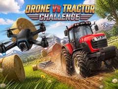 leikur Drone vs Tractor Challenge