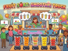 leikur Fruit Sort: Smoothie Truck