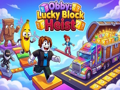 leikur Obby: Lucky Block Heist