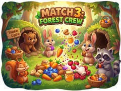 leikur Match 3 Forest Crew