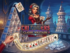 leikur Tri Towers Classic Solitaire