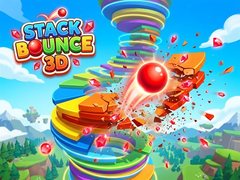 leikur Stack Bounce 3D