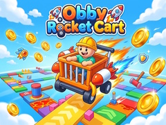 leikur Obby Rocket Cart