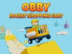 leikur Obby - Rocket Shopping Cart