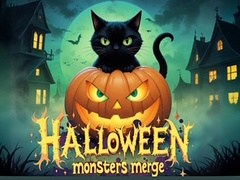 leikur Halloween monsters merge