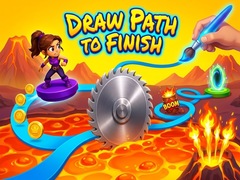 leikur Draw Path To Finish