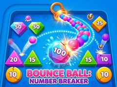 leikur Bounce Ball: Number Breaker