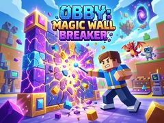 leikur Obby: Magic Wall Breaker