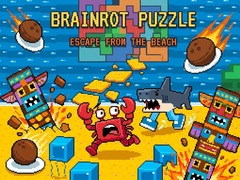 leikur Brainrot Puzzle: Escape from the Beach