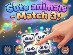 leikur Cute animals - Match 3!