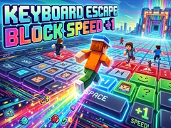 leikur Keyboard Escape Block Speed +1