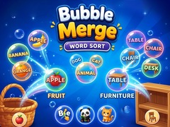 leikur Bubble Merge: Word Sort