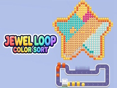 leikur Jewel Loop Color Sort