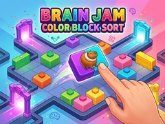 leikur Brain Jam Color Block Sort
