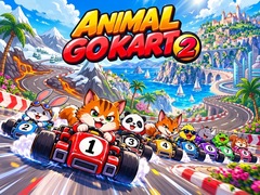 leikur Animals Go Kart 2