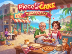 leikur Piece of Cake: Merge & Bake