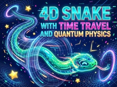 leikur 4D Snake with Time travel and Quantum Physics