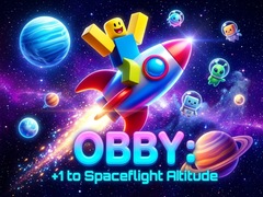 leikur Obby: +1 to spaceflight altitude