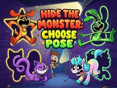leikur Hide the Monster: Choose Pose