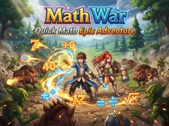 leikur Math War: Quick Math Epic Adventure