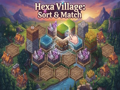 leikur Hexa Village: Sort & Match